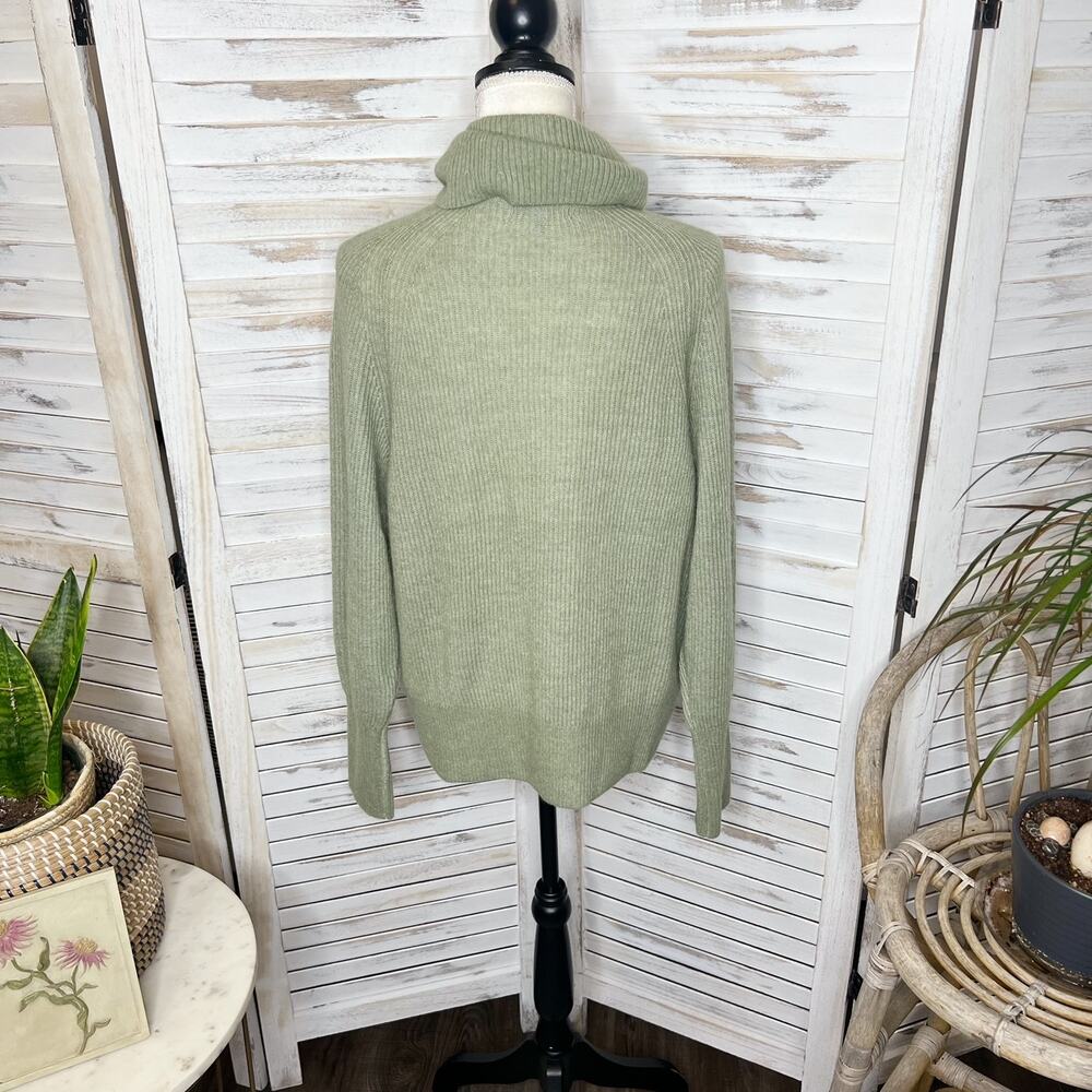 Quince Olive Green Turtleneck Sweater - Picture 14 of 16